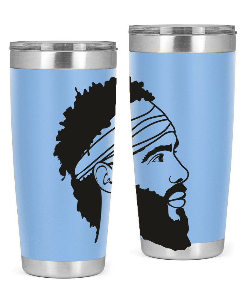 beardman 48#- black men - boys- tumbler