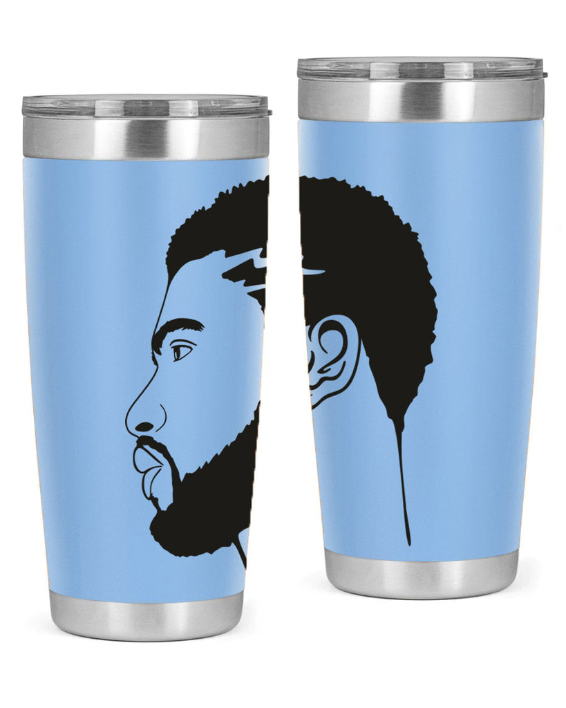 beardman 52#- black men - boys- tumbler