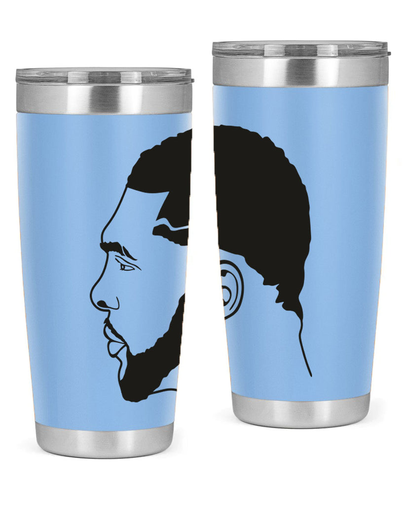 beardman 55#- black men - boys- tumbler