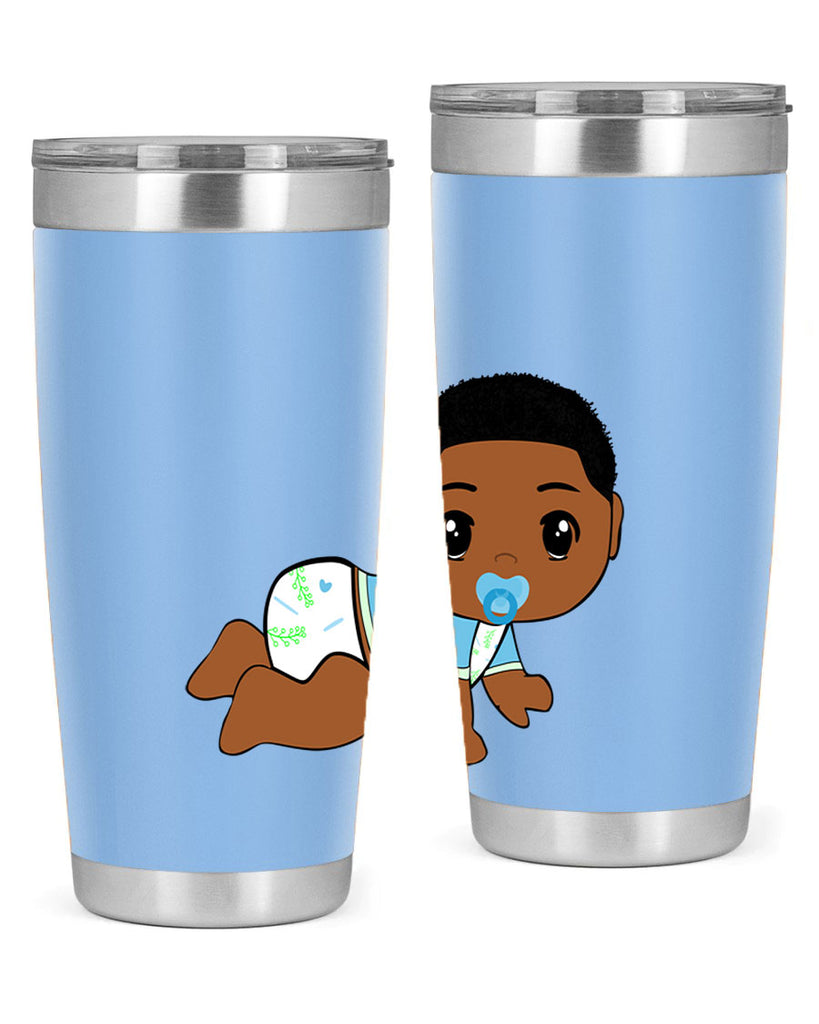 black baby boy 1#- black men - boys- tumbler