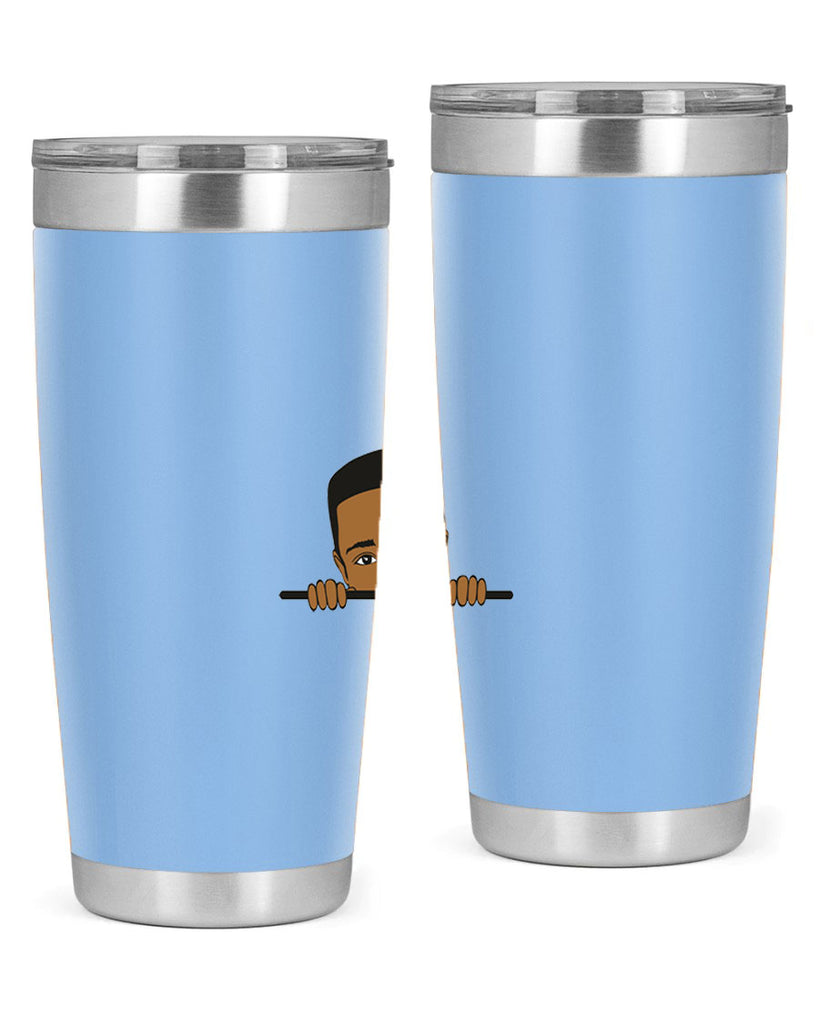 black boy 5#- black men - boys- tumbler