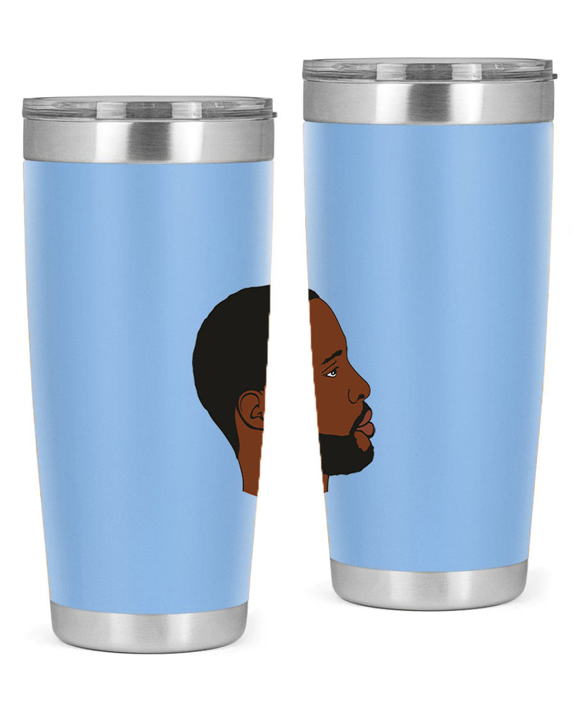 black man 35#- black men - boys- tumbler