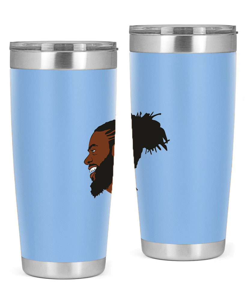black man 41#- black men - boys- tumbler
