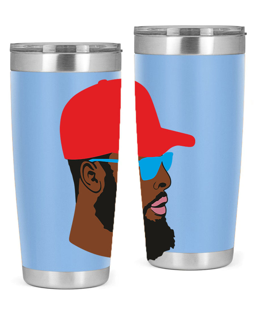 black man style 1#- black men - boys- tumbler