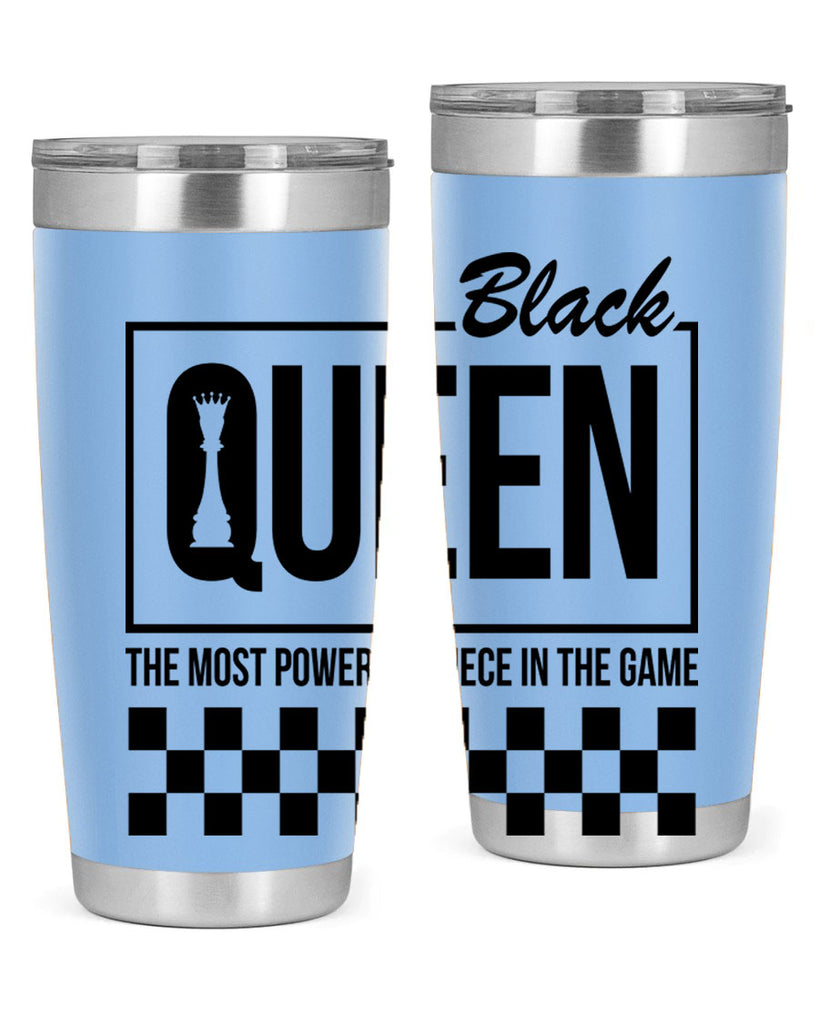 black queen chess checkered 221#- black words phrases- Cotton Tank