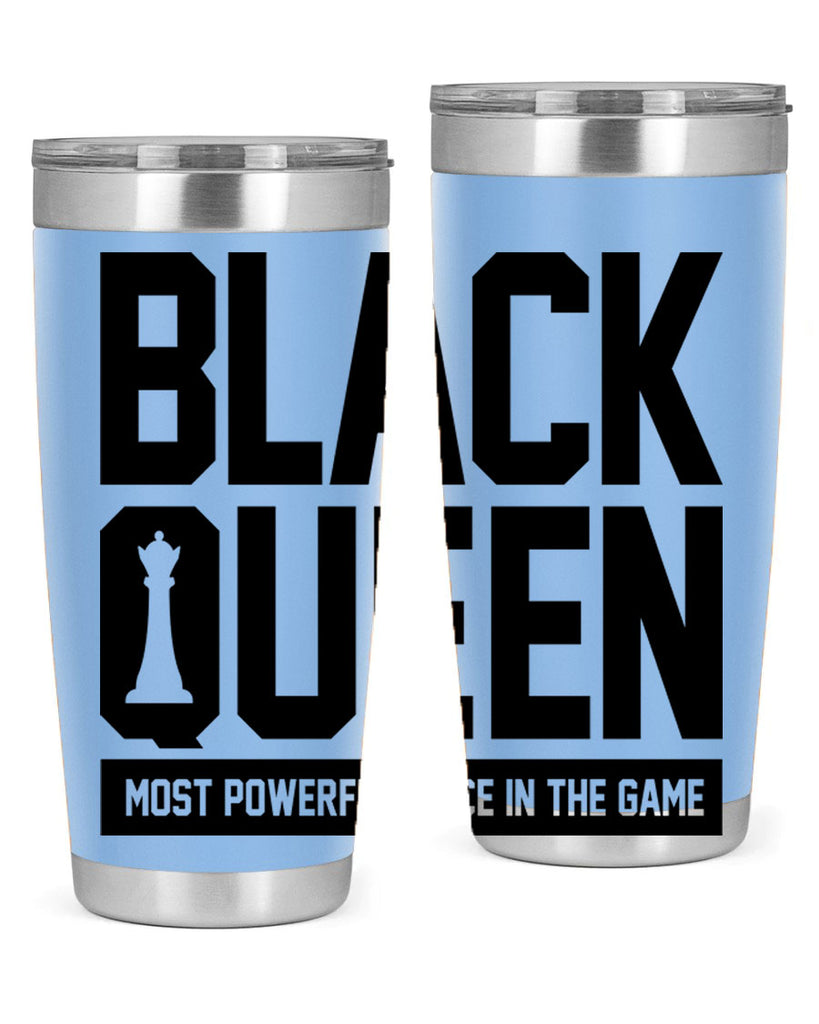 black queenchess 194#- black words phrases- Cotton Tank