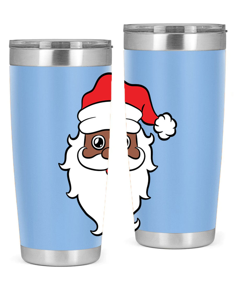 black santa 25#- black men - boys- tumbler