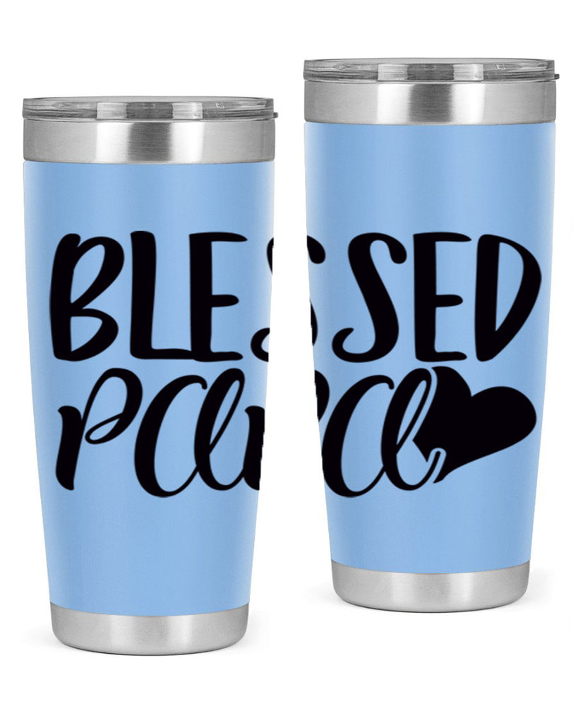 blessed papa 70#- grandpa - papa- Tumbler