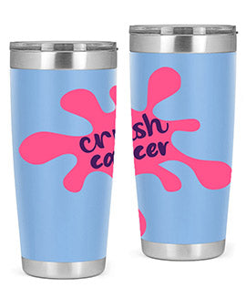 crush cancer Style 18#- breast cancer- Tumbler