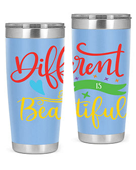different is beautiful Style 11#- autism- Tumbler