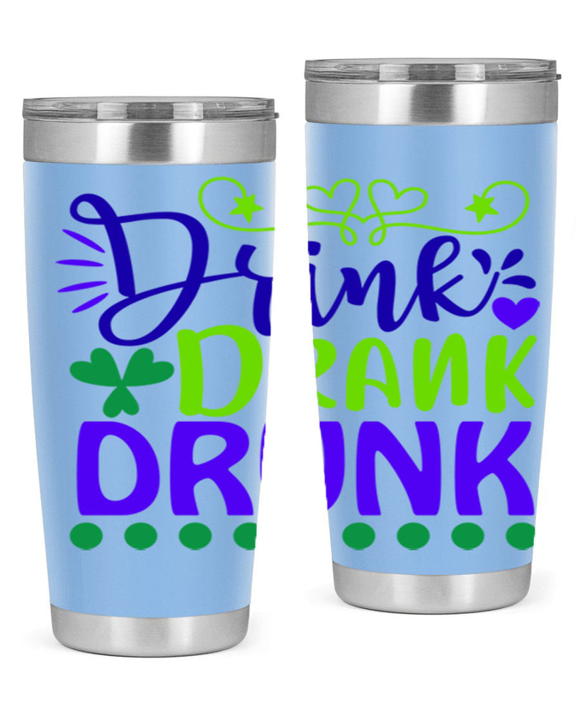 drink drank drunk 22#- mardi gras- Tumbler