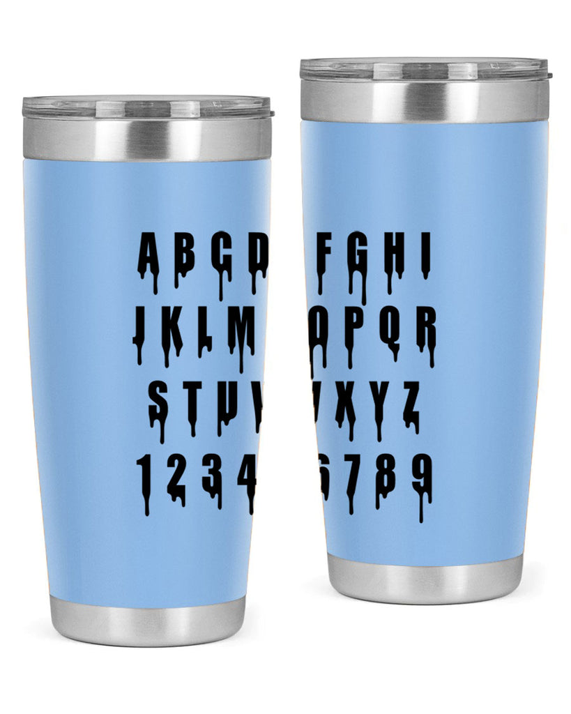 drip font 164#- black words phrases- Cotton Tank