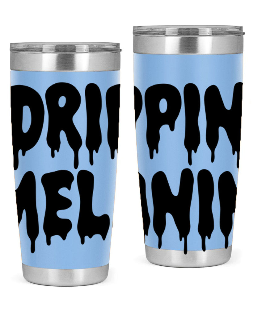 drippinmelanin  160#- black words phrases- Cotton Tank