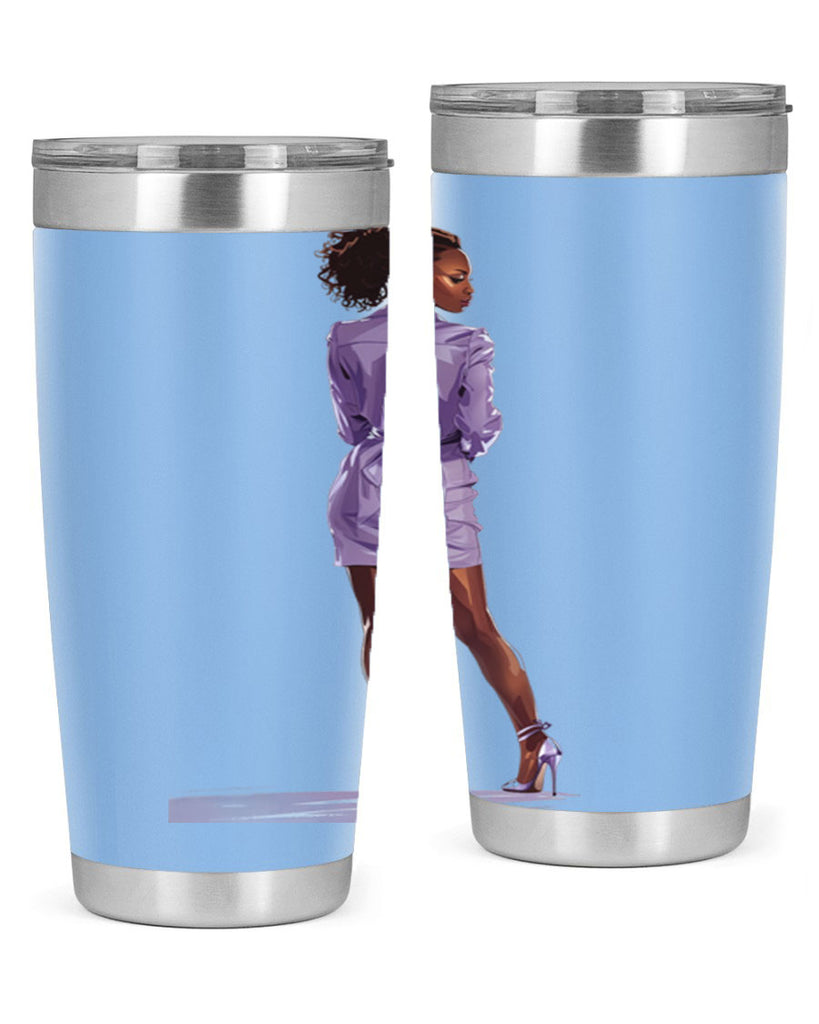fashion girl in lavender 53#- fashion- Cotton Tank
