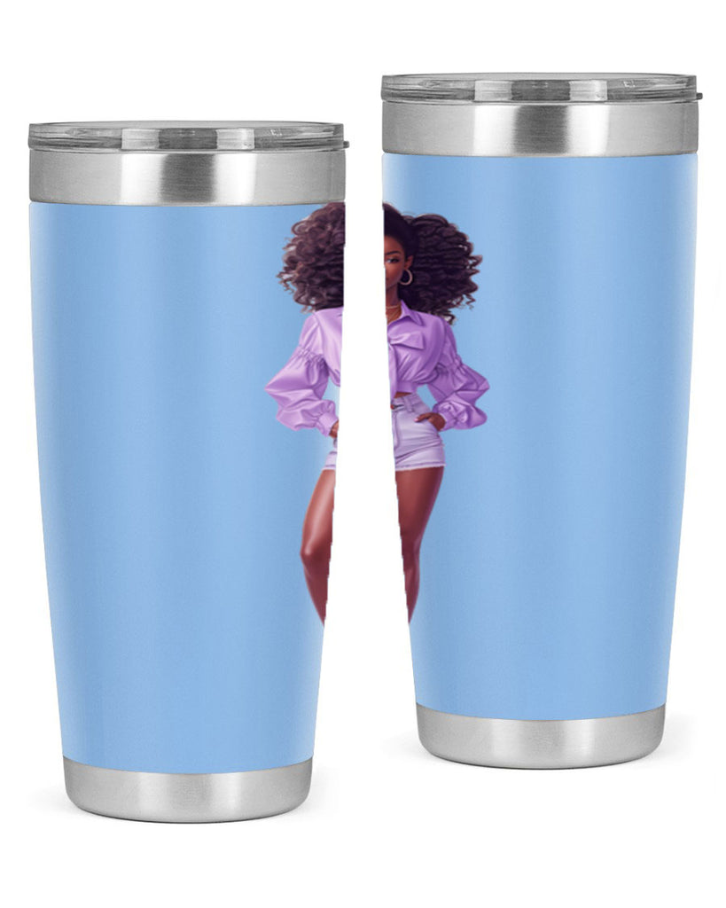 fashion girl in lavender 61#- fashion- Cotton Tank