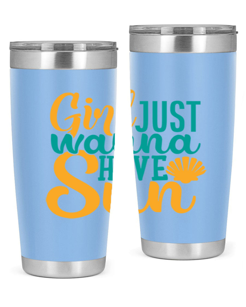 girls just wanna have sun Style 101#- summer- Tumbler