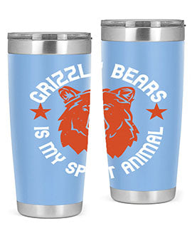 grizzly bears is my spirit animal 13#- Bears- Tumbler