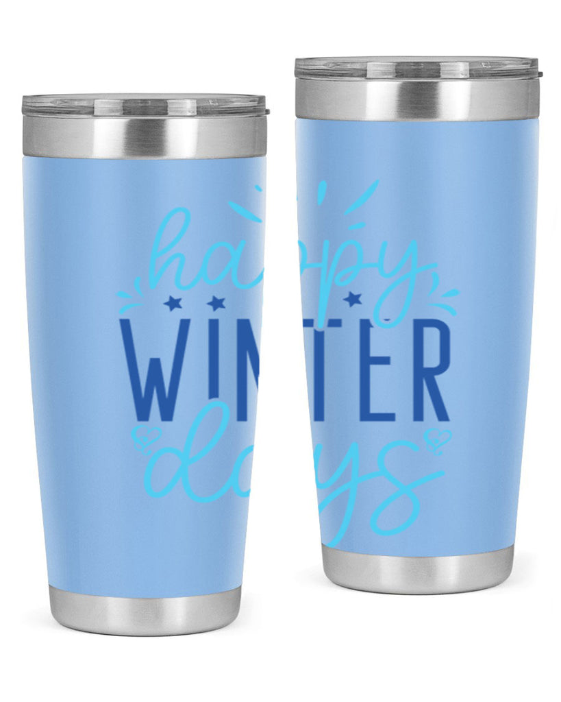 happy winter days 121#- winter- Tumbler