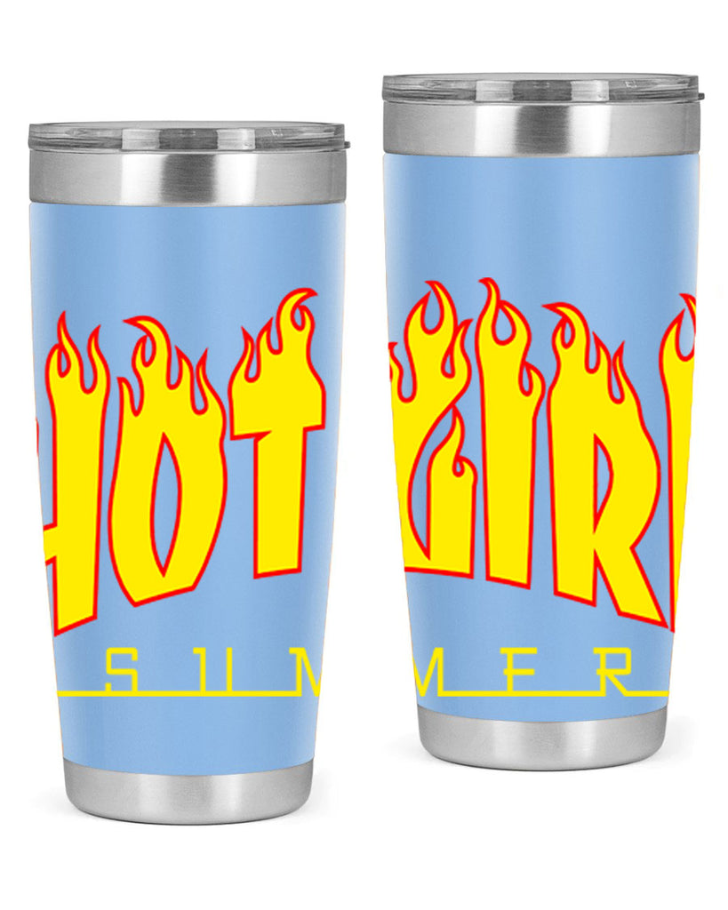 hot girl  summer fire 123#- black words phrases- Cotton Tank