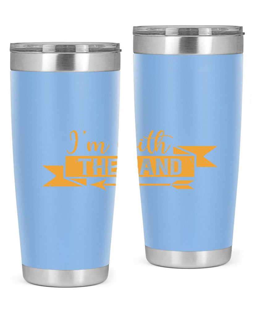 i’m with the band 58#- mardi gras- Tumbler