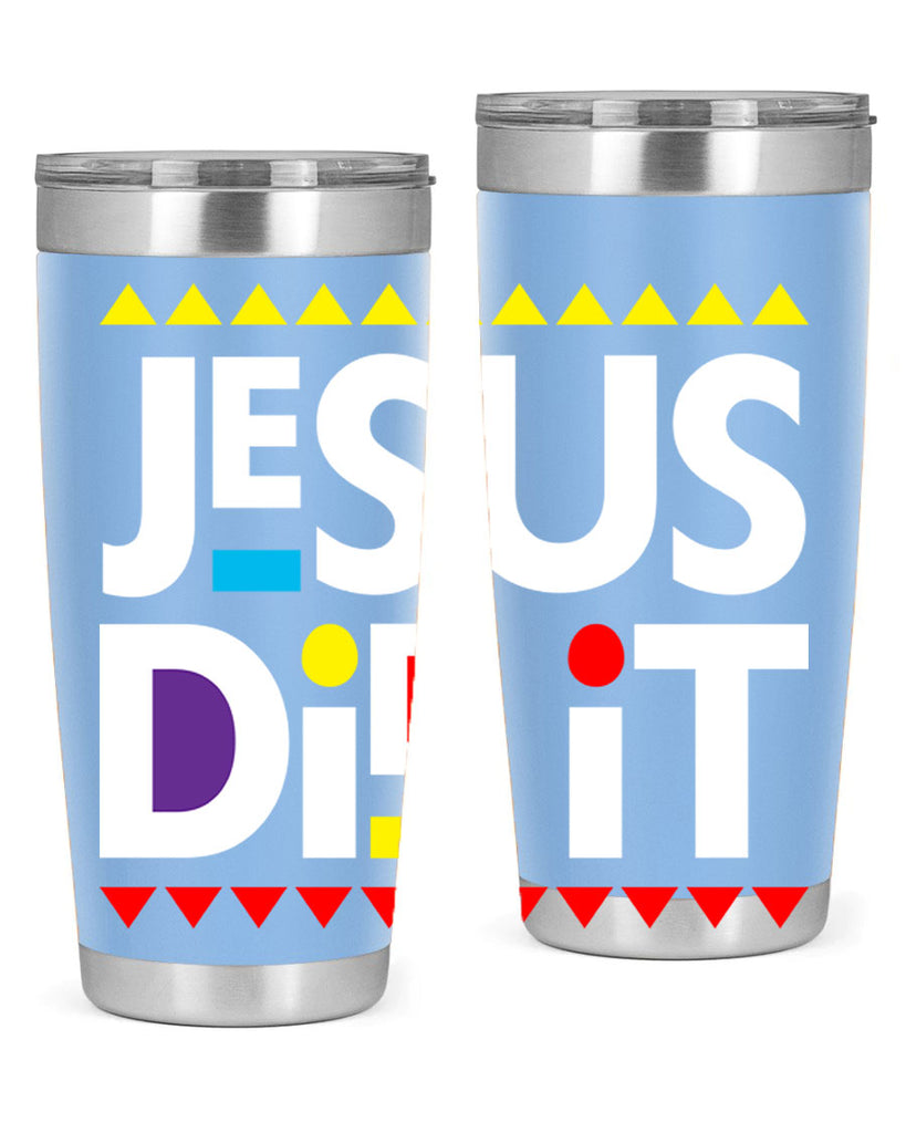 jesus did it martin 103#- black words phrases- Cotton Tank