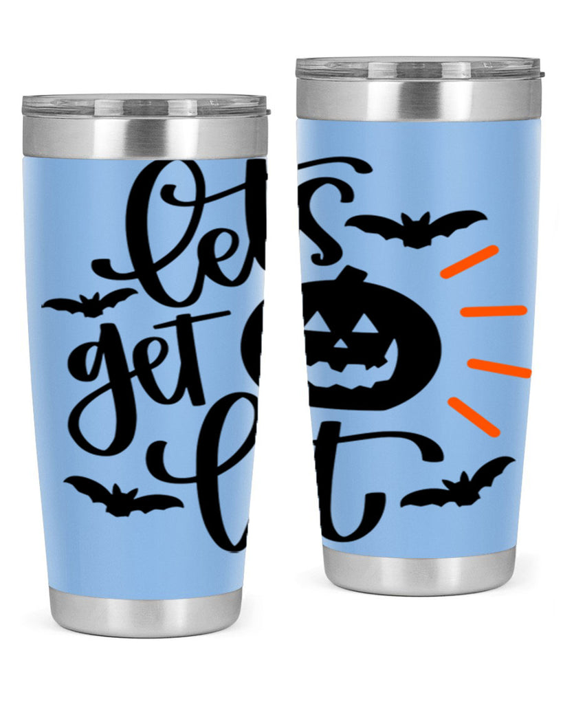 lets get lit 48#- halloween- Tumbler
