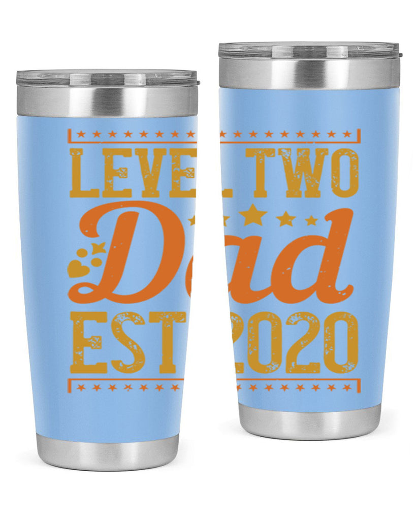 level dad est 189#- fathers day- Tumbler