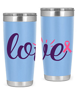 love Style 7#- breast cancer- Tumbler