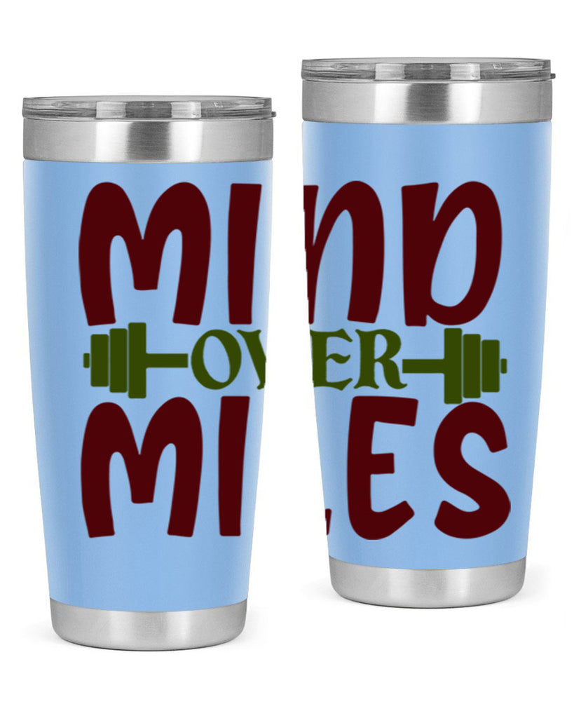 mind over miles 29#- gym- Tumbler