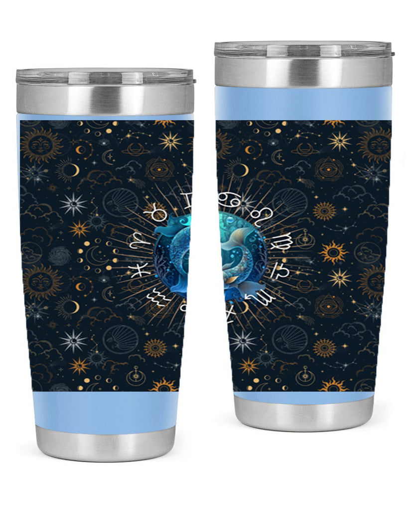 pisces Straight 366#- zodiac- Tumbler