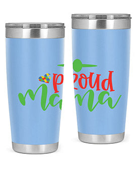 proud mama Style 38#- autism- Tumbler
