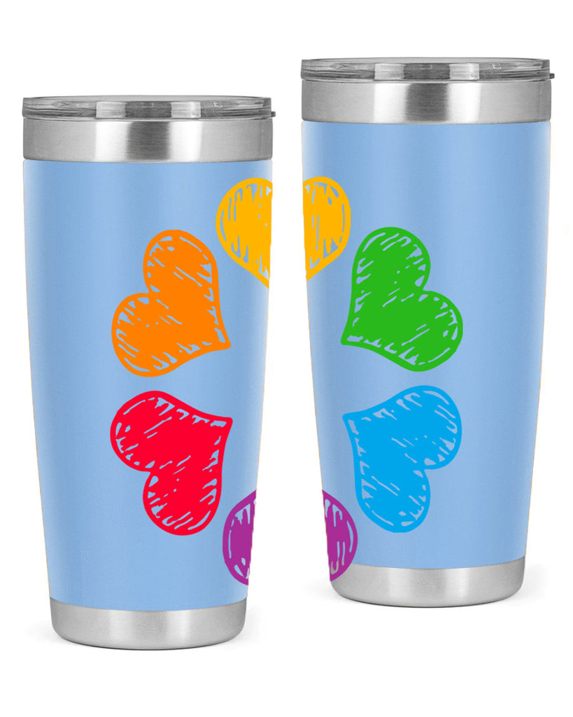 rainbow circle of hearts pride lgbt 32#- lgbt- Tumbler