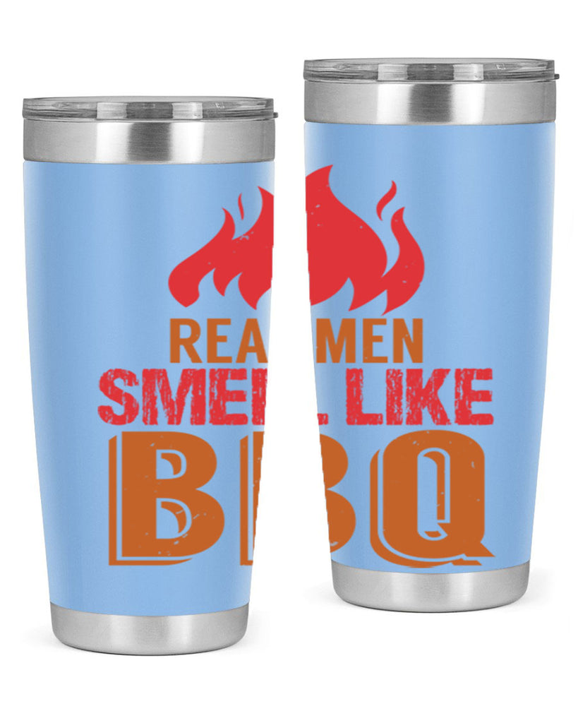 real men smell like bbq 16#- bbq- Tumbler