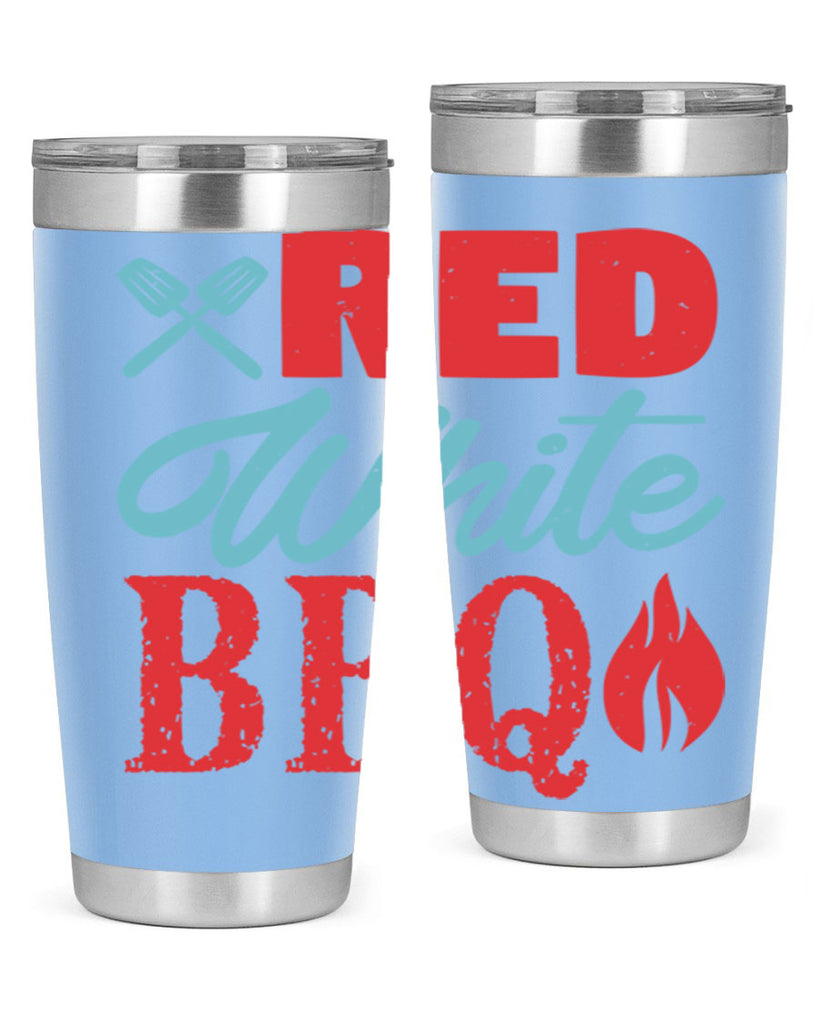 red white bbq 15#- bbq- Tumbler