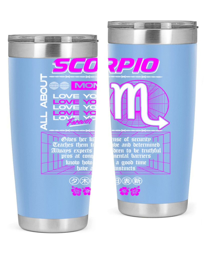 scorpio 457#- zodiac- Tumbler
