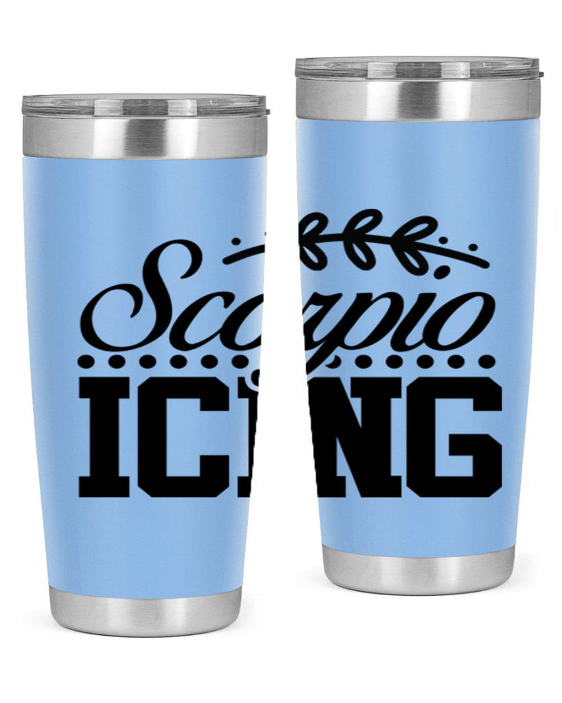 scorpio icing 442#- zodiac- Tumbler