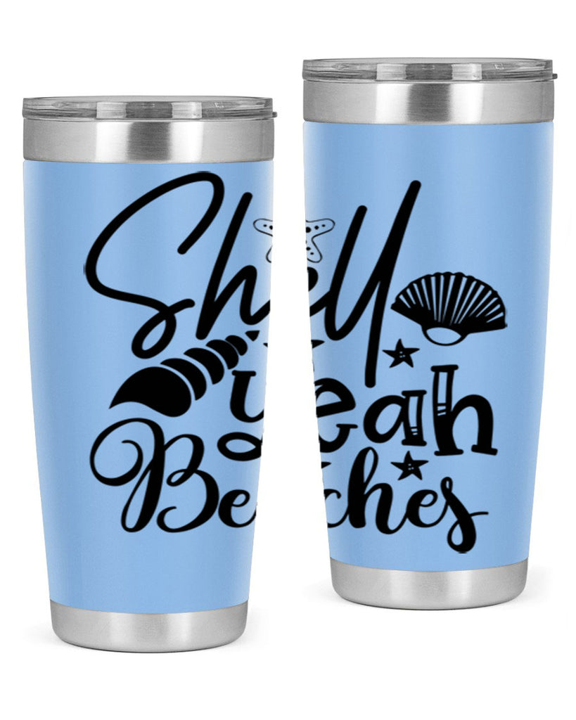 shell yeah beaches Style 75#- summer- Tumbler