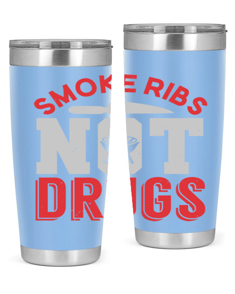 smok ribs not drugs 13#- bbq- Tumbler