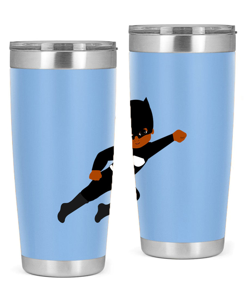 super kid 12#- black men - boys- tumbler