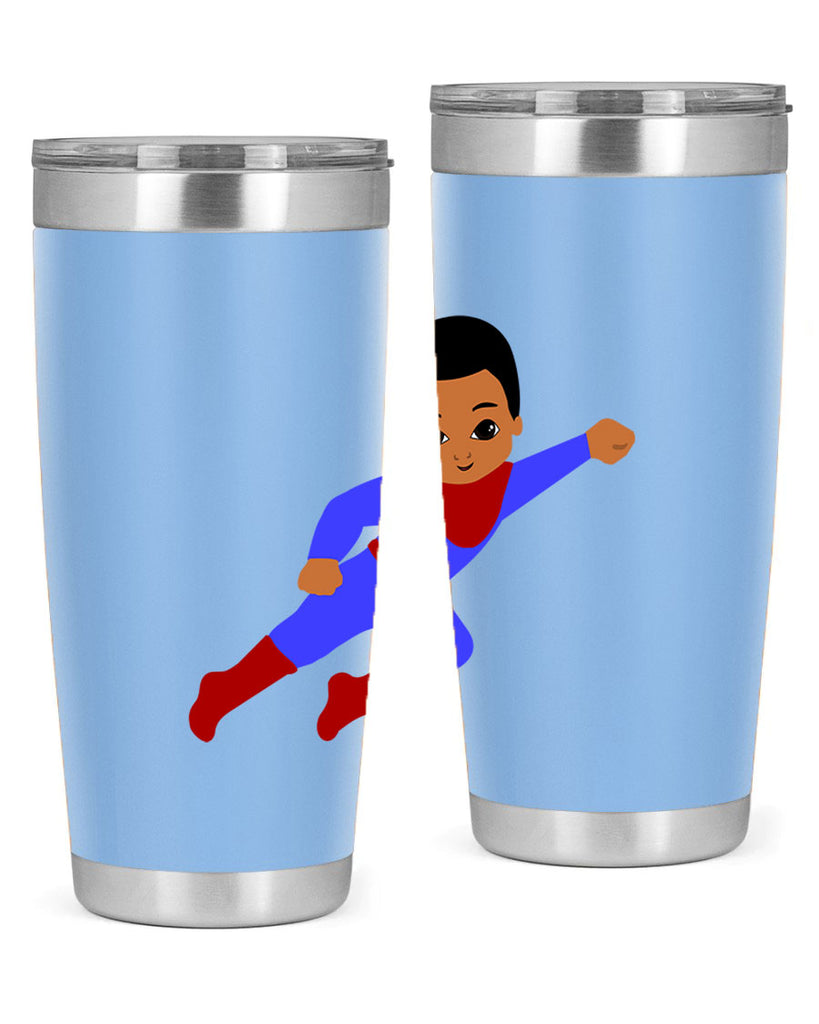 super kid 14#- black men - boys- tumbler