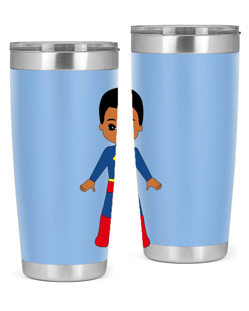 super kid 2#- black men - boys- tumbler