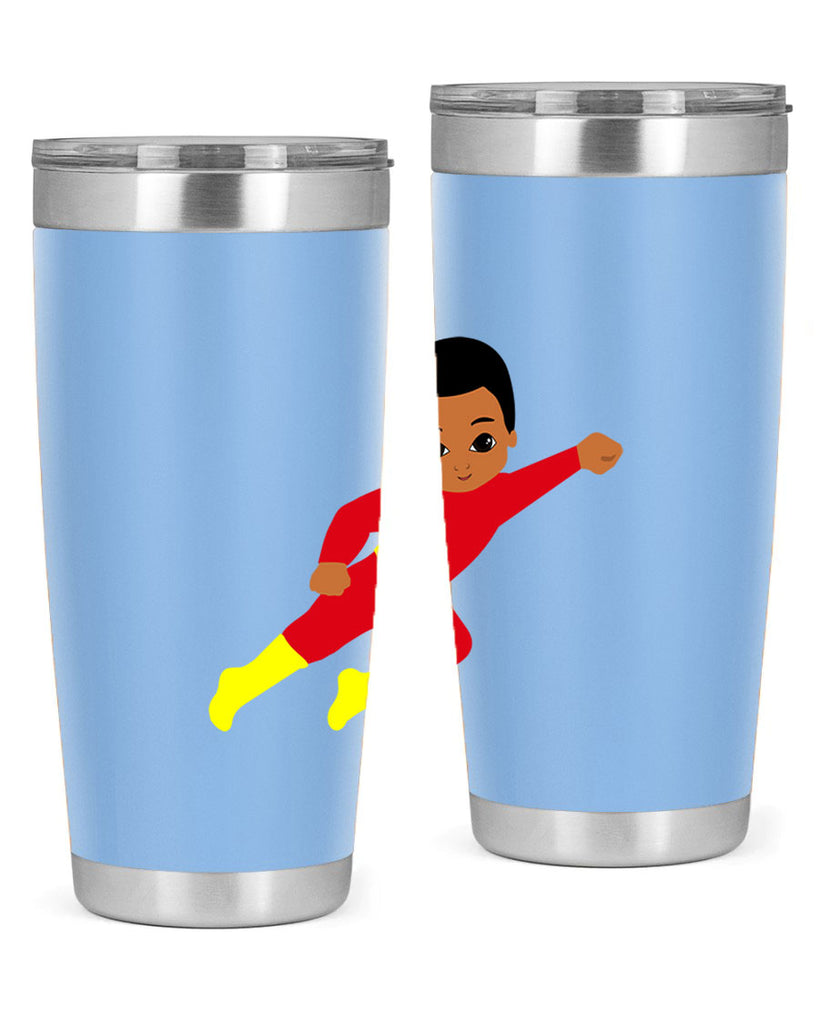 super kid 4#- black men - boys- tumbler