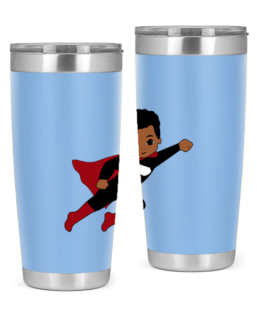 super kid 5#- black men - boys- tumbler