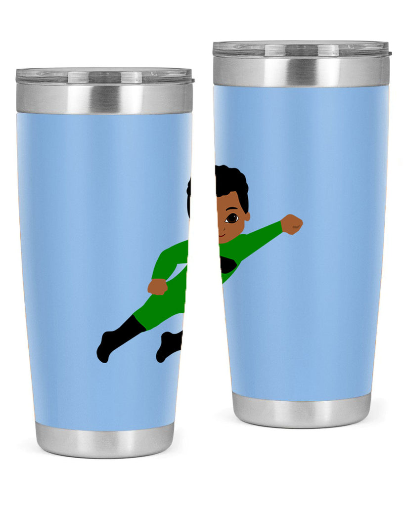 super kid 6#- black men - boys- tumbler