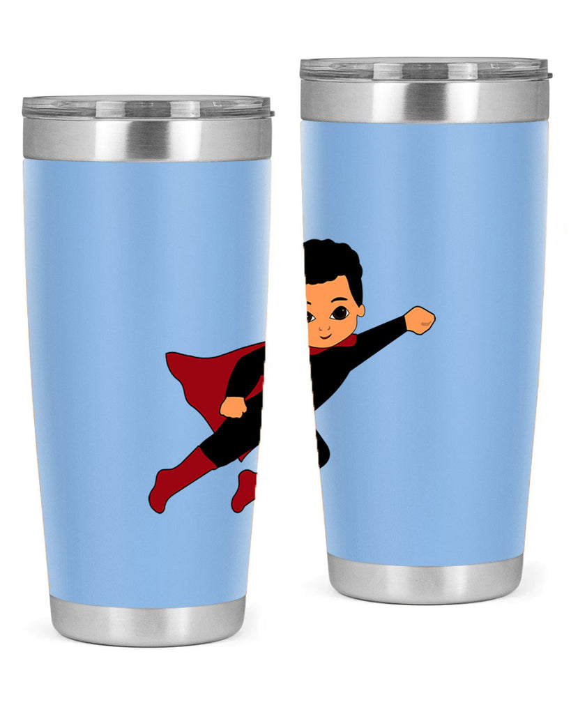 super kid 9#- black men - boys- tumbler
