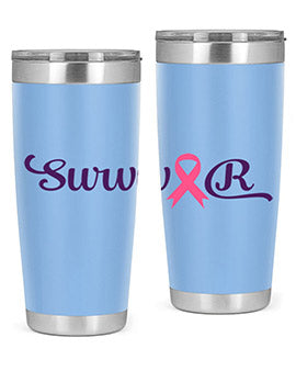 survivor Style 3#- breast cancer- Tumbler