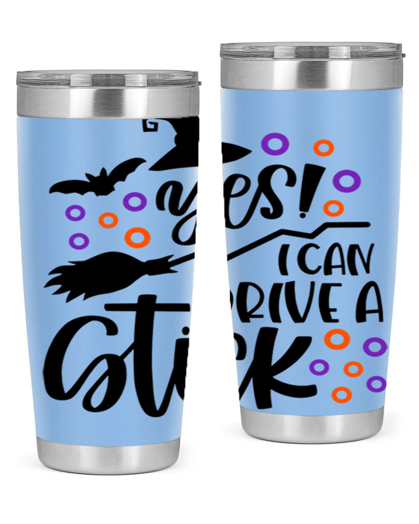yes i can drive a stick 3#- halloween- Tumbler
