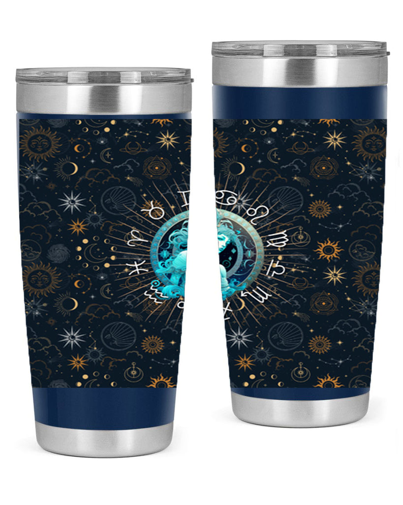 Aquarius Straight 66#- zodiac- Tumbler