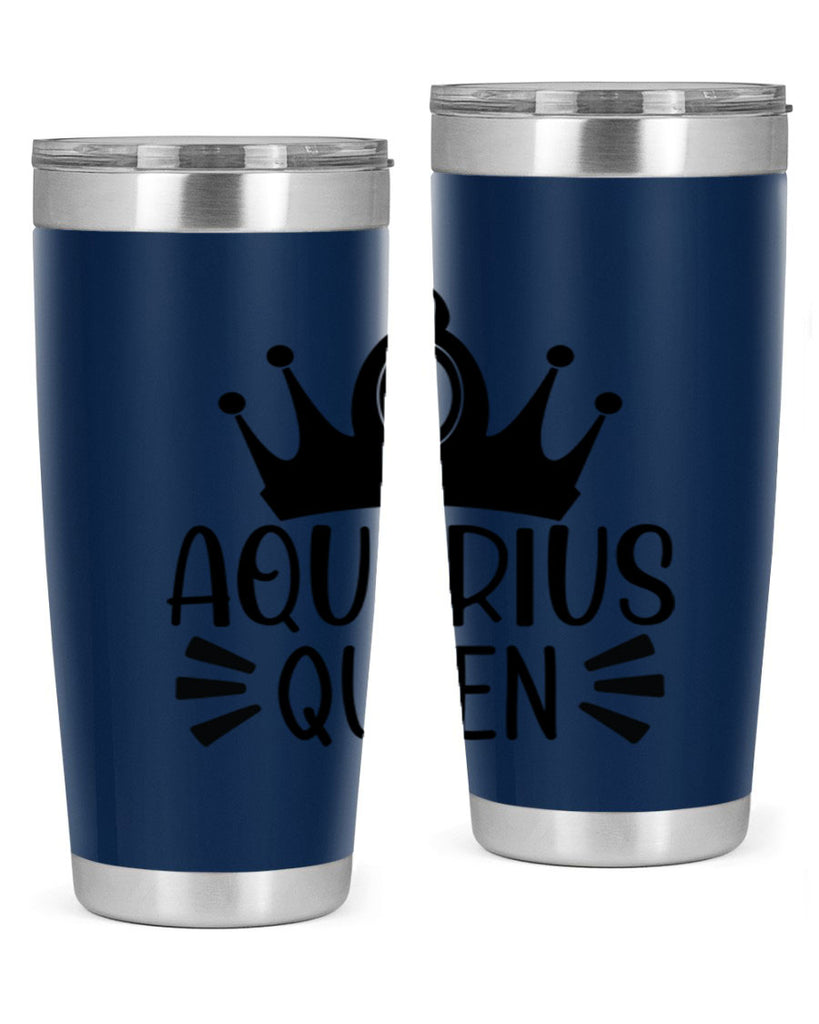 Aquarius queen 73#- zodiac- Tumbler