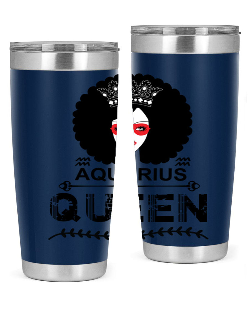 Aquarius queen 75#- zodiac- Tumbler